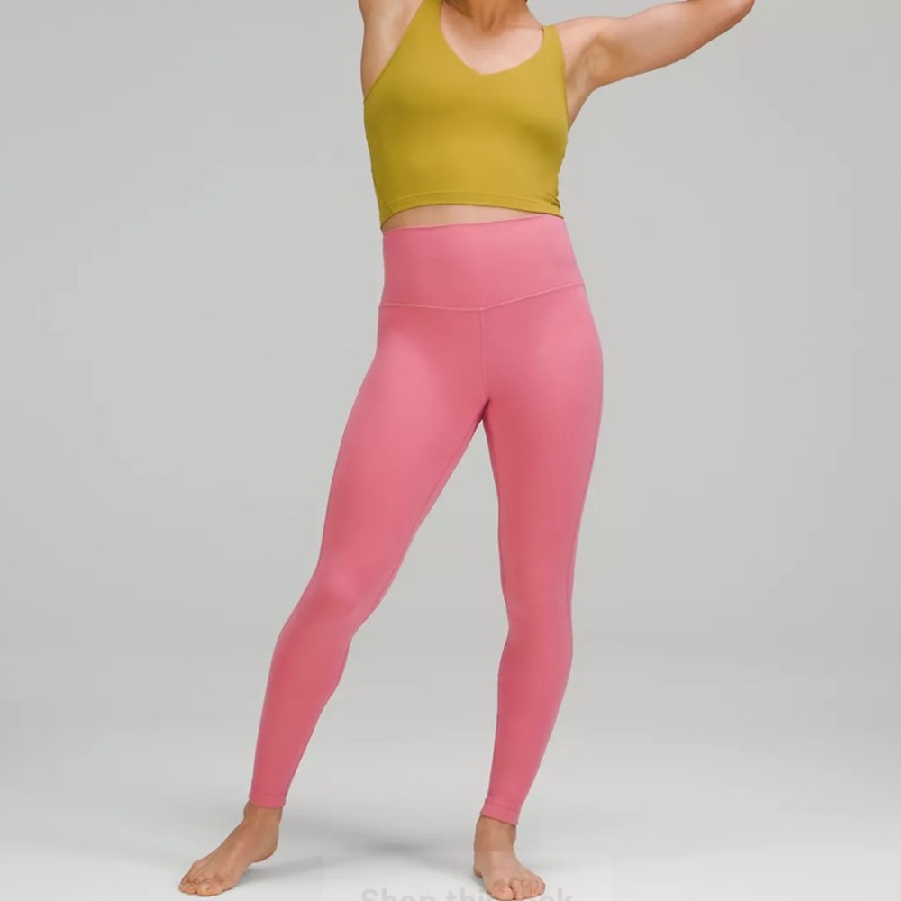Lululemon Align High-Rise 23” Crop. Color Pink Blossom. Size 6. NWT